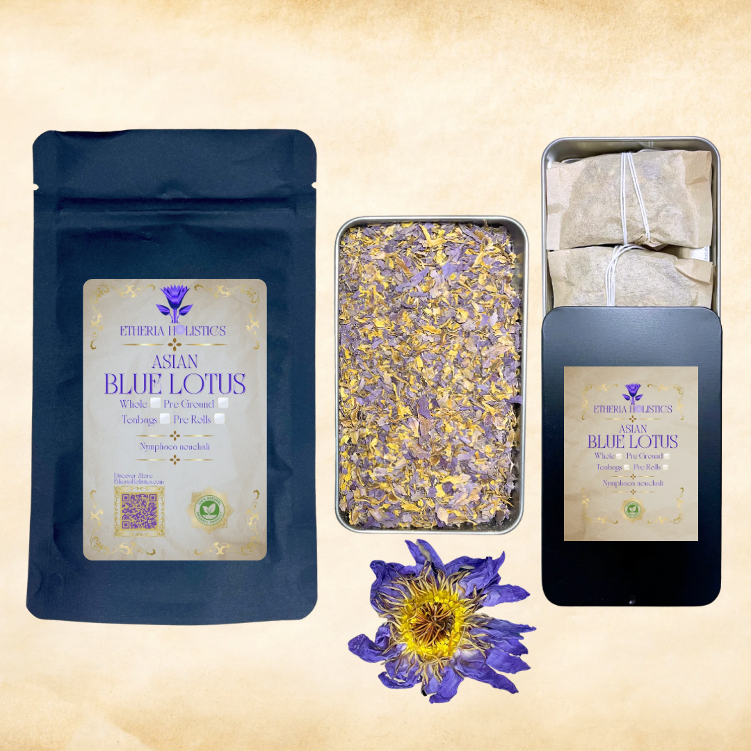 Blue Lotus — Asian (Nymphaea nouchali) | Organic Pre-Ground | Loose Blend & Teabags
