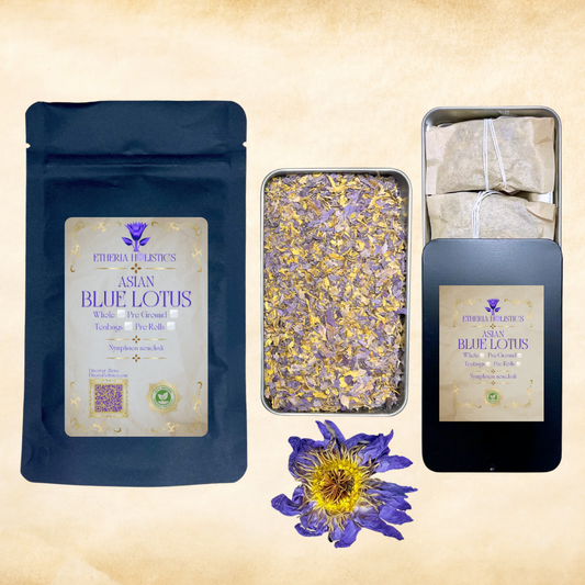 Blue Lotus — Asian (Nymphaea nouchali) | Organic Pre-Ground | Loose Blend & Teabags