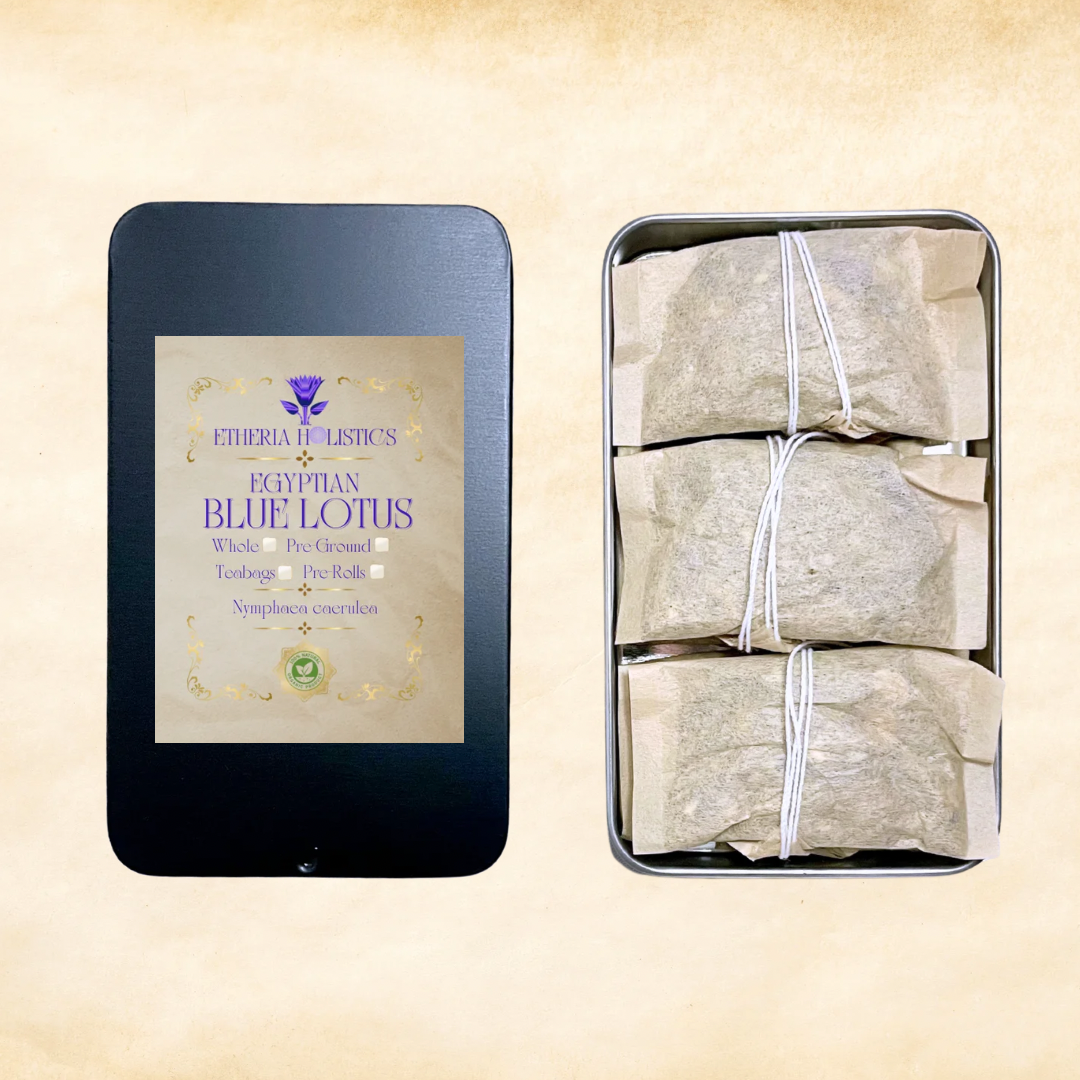 True Egyptian Blue Lotus (Nymphaea caerulea) | Organic Pre-Ground | Loose Blend & Teabags