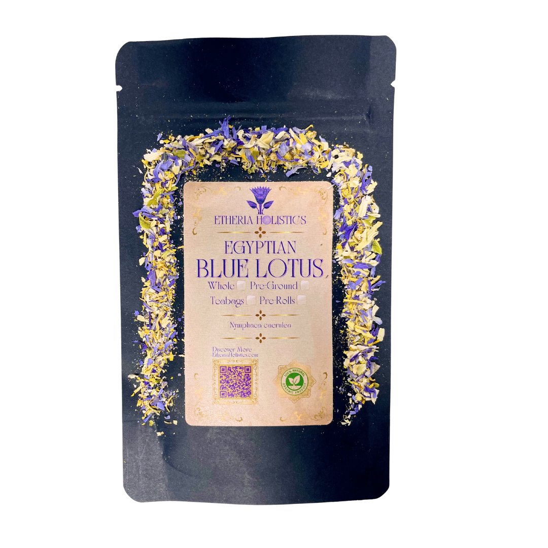 True Egyptian Blue Lotus Pre-Ground/Pre-Filled Teabags (Nymphaea caerulea)
