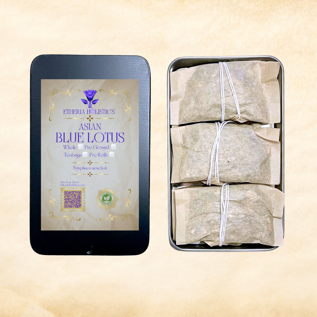 Blue Lotus — Asian (Nymphaea nouchali) | Organic Pre-Ground | Loose Blend & Teabags