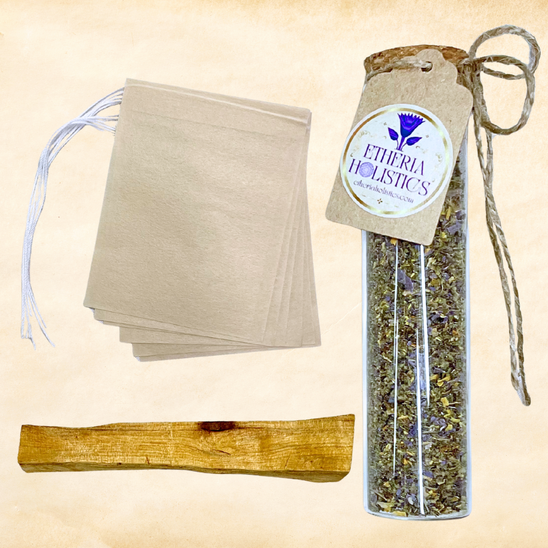 BREATHE Blend (Blue Lotus, Mullein, Peppermint) | Organic Pre-Ground | Loose Blend & Teabags