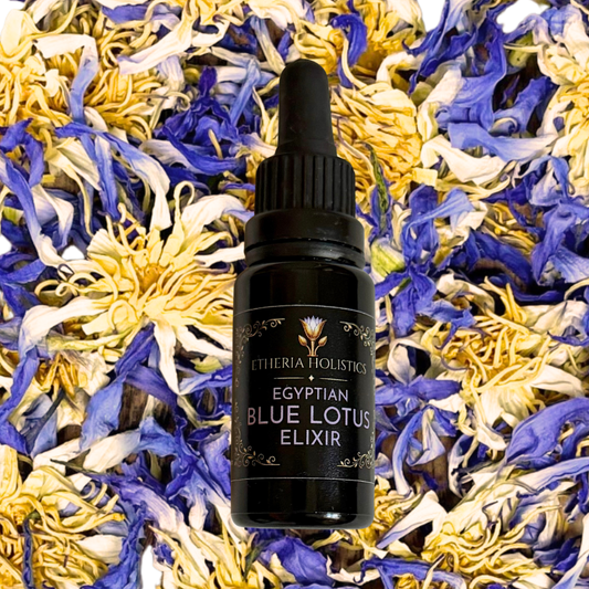 True Egyptian Blue Lotus Elixir — Organic Tincture Extract (Nymphaea caerulea) — New Formula