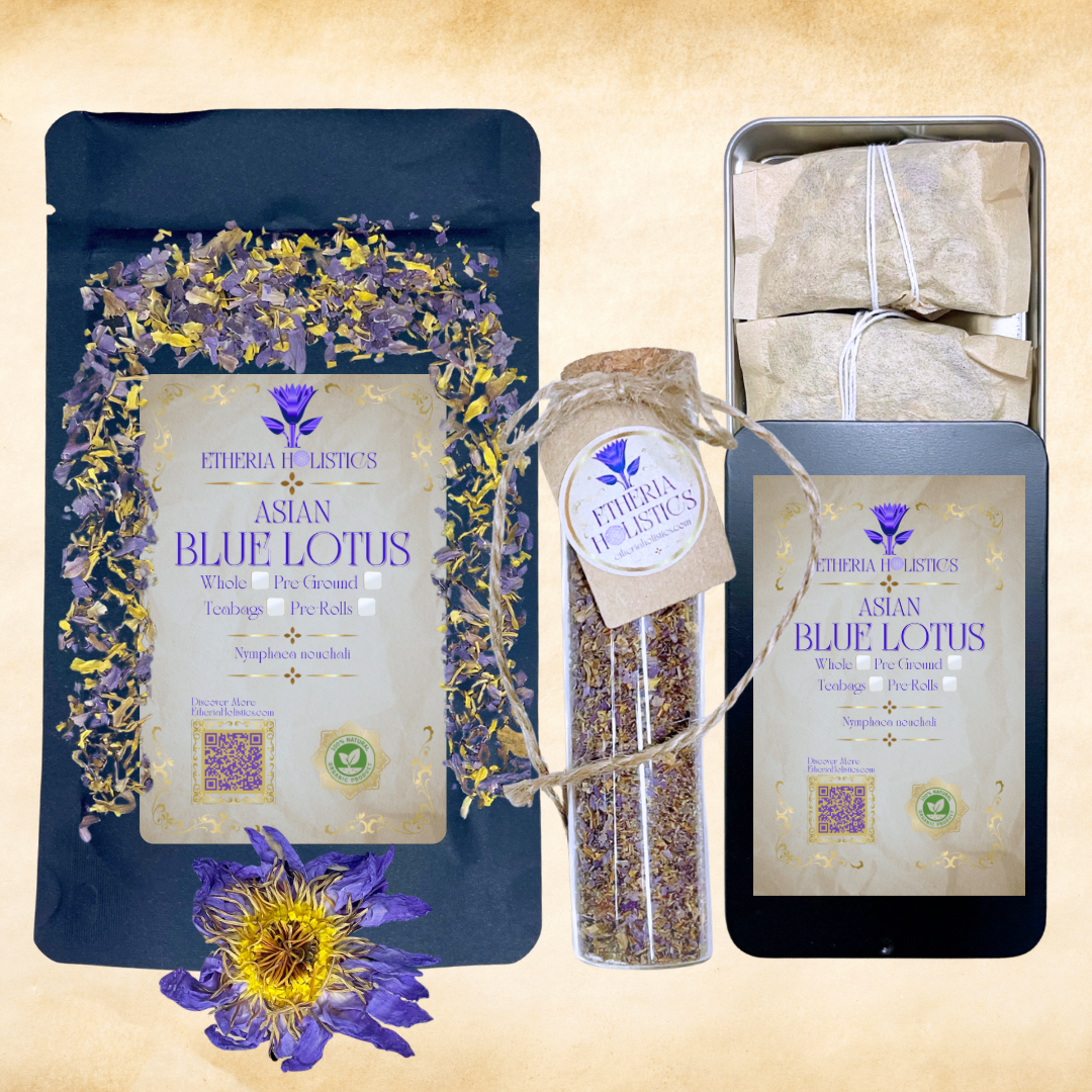 Blue Lotus — Asian (Nymphaea nouchali) | Organic Pre-Ground | Loose Blend & Teabags