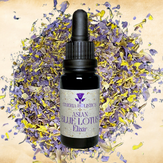 Asian Blue Lotus Elixir — Organic Tincture Extract (Nymphaea nouchali)