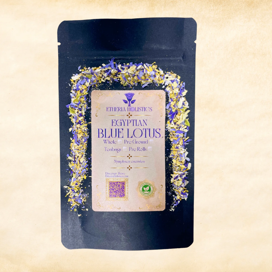 True Egyptian Blue Lotus (Nymphaea caerulea) | Organic Pre-Ground | Loose Blend & Teabags