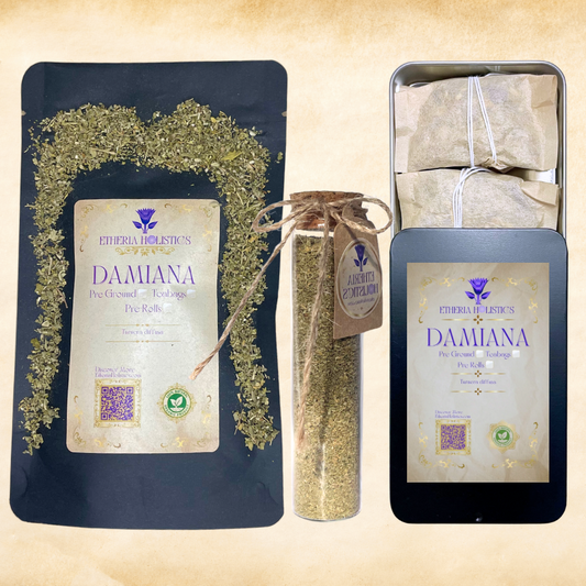 Organic Damiana. Pre-Ground/Pre-Filled Teabags