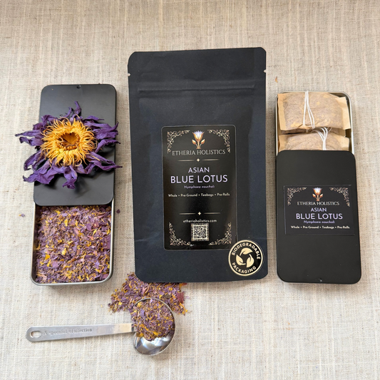 Blue Lotus — Asian (Nymphaea nouchali) | Organic Pre-Ground | Loose Blend & Teabags