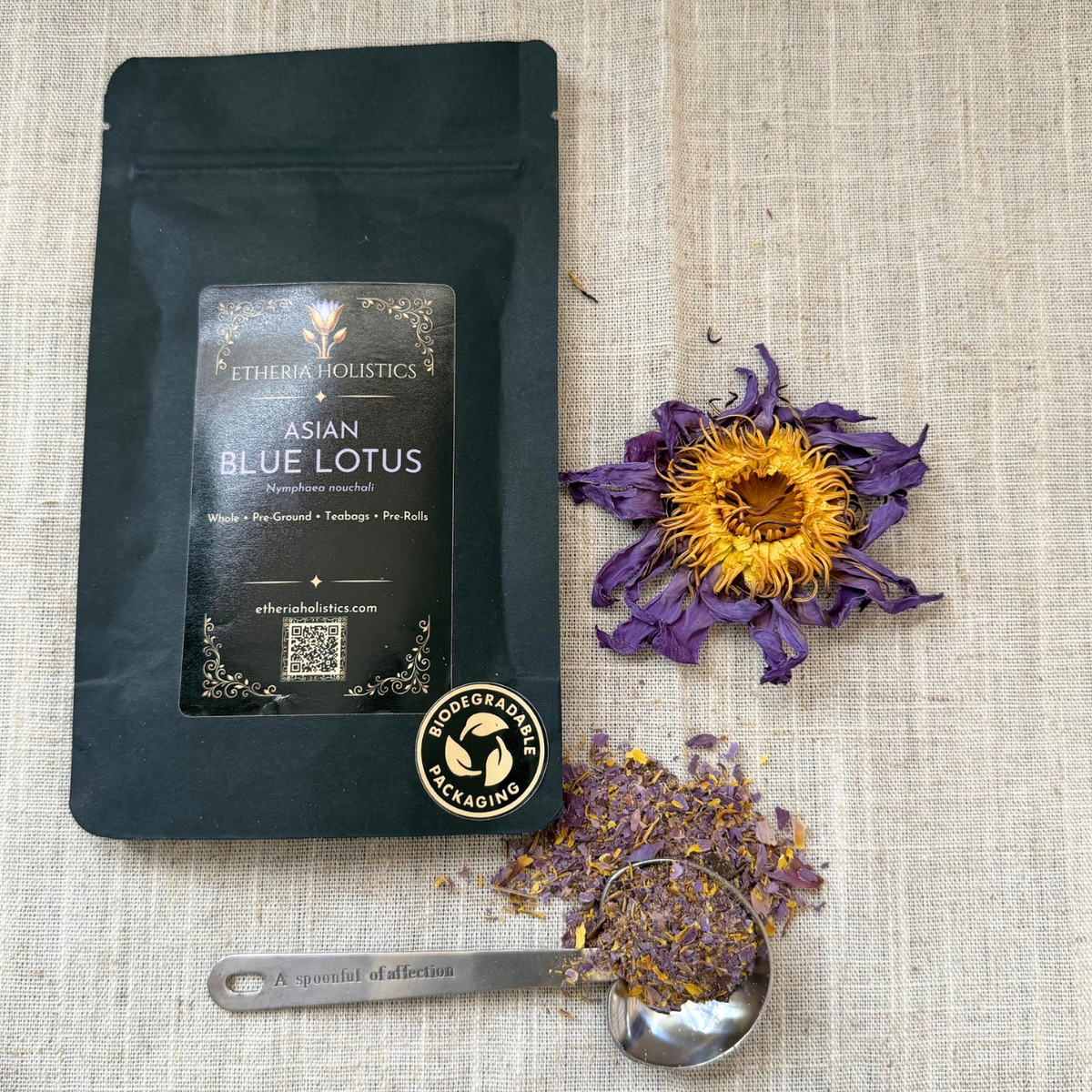 Blue Lotus — Asian (Nymphaea nouchali) | Organic Pre-Ground | Loose Blend & Teabags