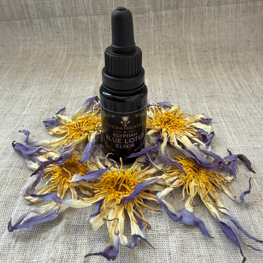 True Egyptian Blue Lotus Elixir — Organic Tincture Extract (Nymphaea caerulea) — New Formula