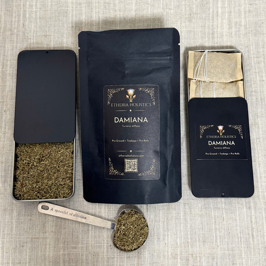 Damiana (Turnera diffusa) | Organic Pre-Ground | Loose Blend & Teabags