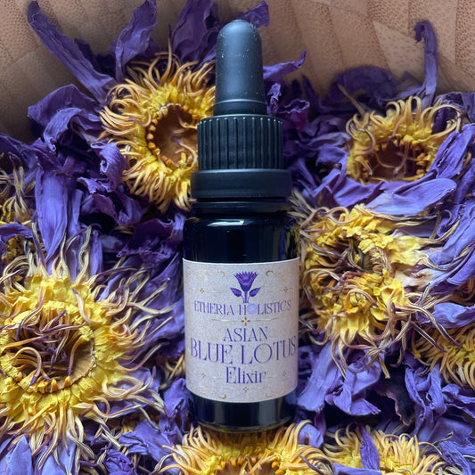 Asian Blue Lotus Elixir — Organic Tincture Extract (Nymphaea nouchali)