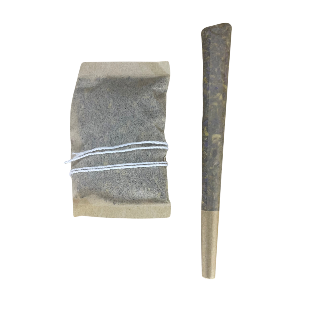 Organic Herbal BREATHE Pre-Rolls: Blue Lotus-Mullein-Peppermint