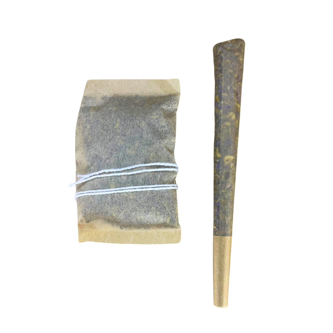 Organic Herbal DREAM Pre-Rolls: Blue Lotus-Mullein-Mugwort-Chamomile