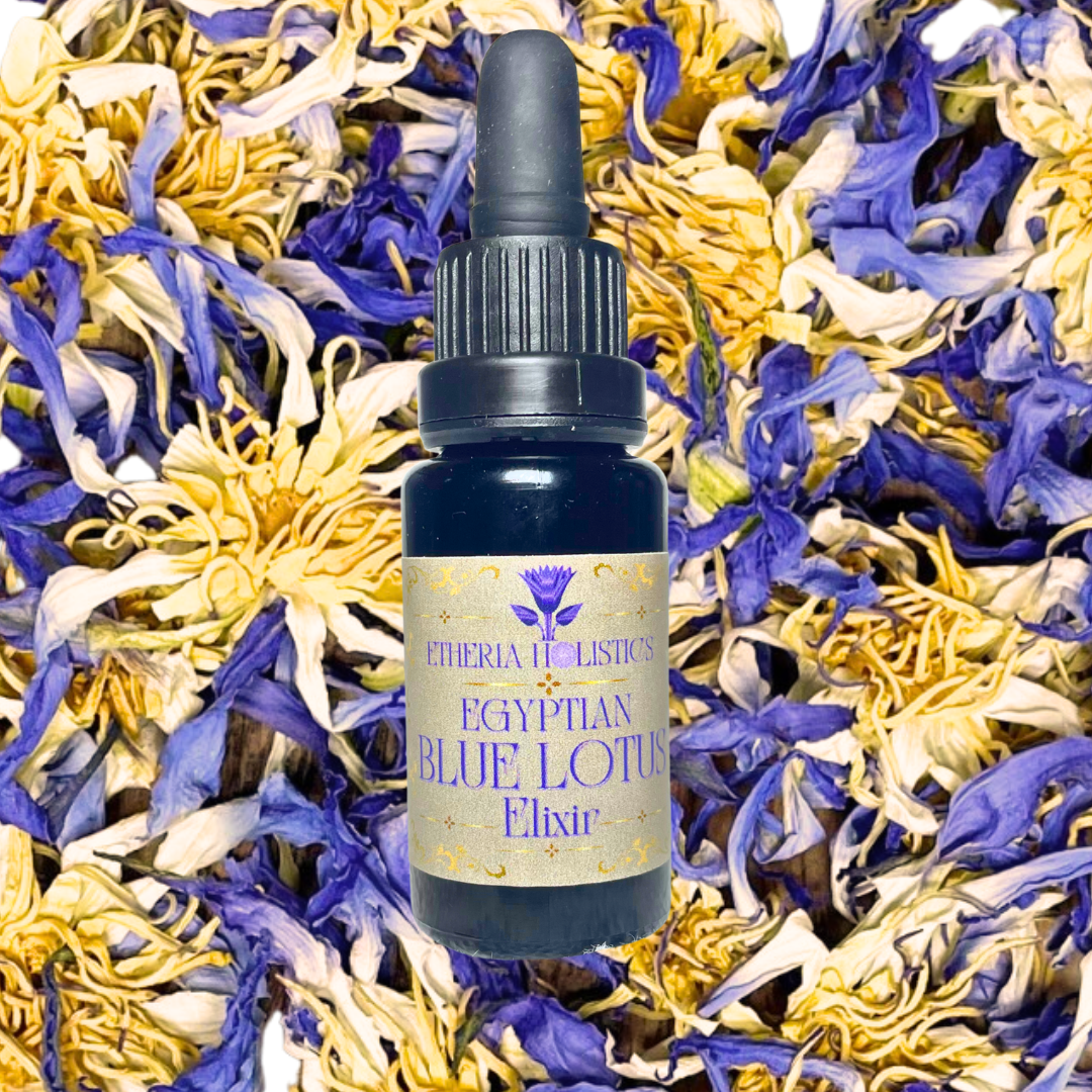 True Egyptian Blue Lotus Elixir. Organic Tincture Extract (Nymphaea caerulea)