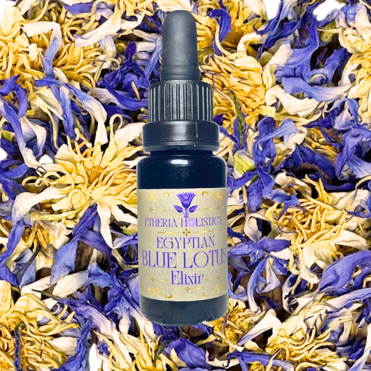 True Egyptian Blue Lotus Elixir. Organic Tincture Extract (Nymphaea caerulea)