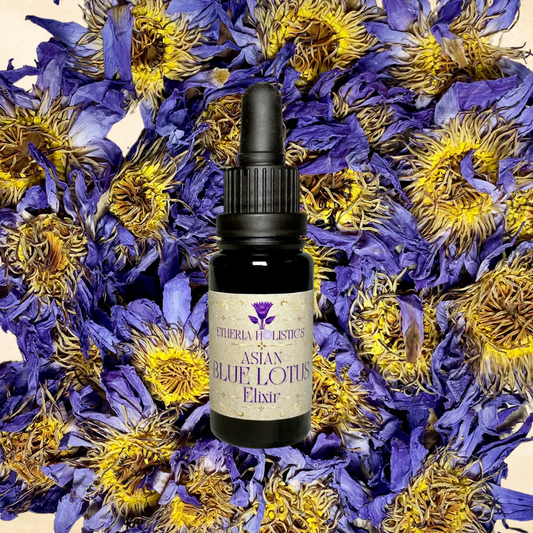 Asian Blue Lotus Elixir — Organic Tincture Extract (Nymphaea nouchali)