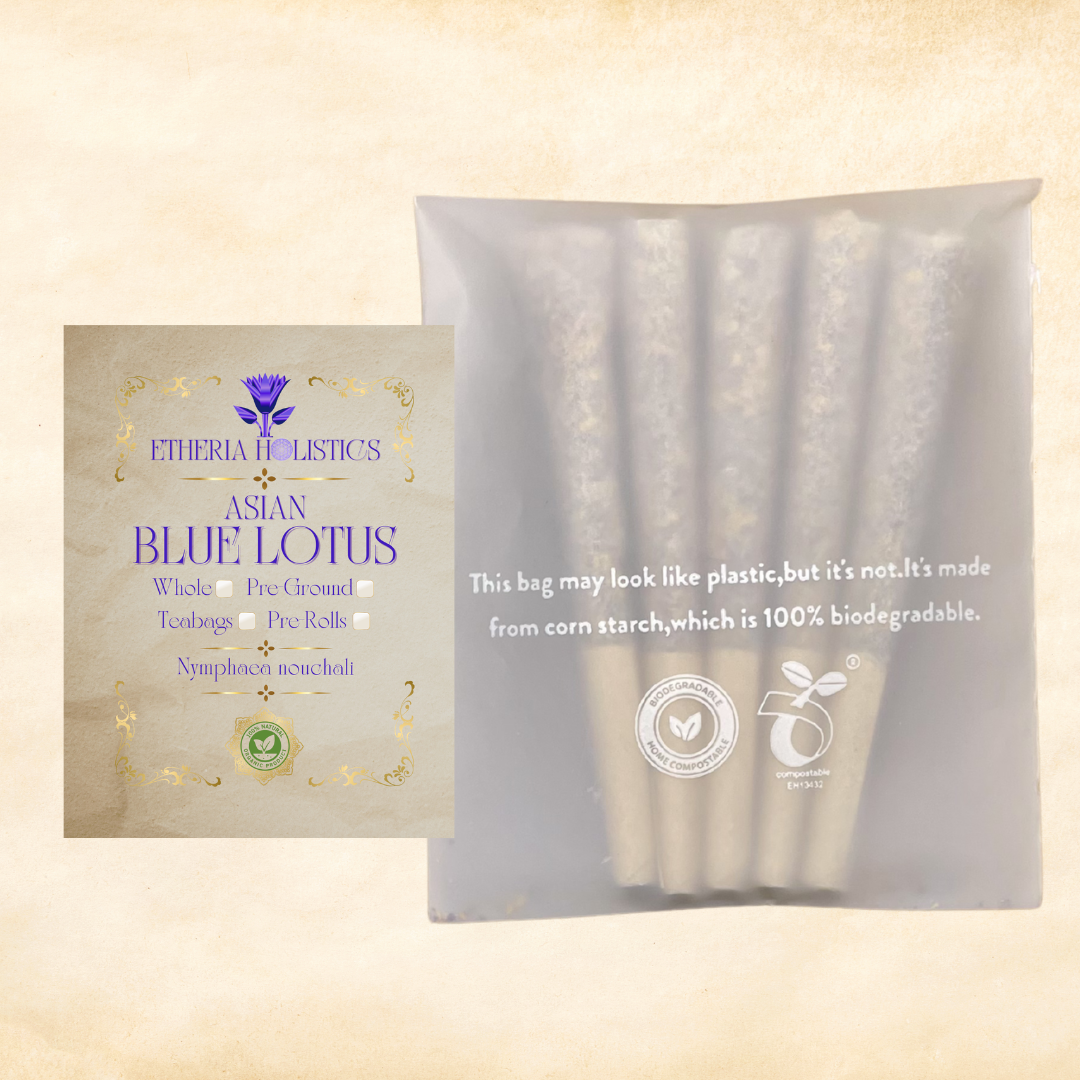 Blue Lotus — Asian (Nymphaea nouchali) | Organic Pre-Rolls