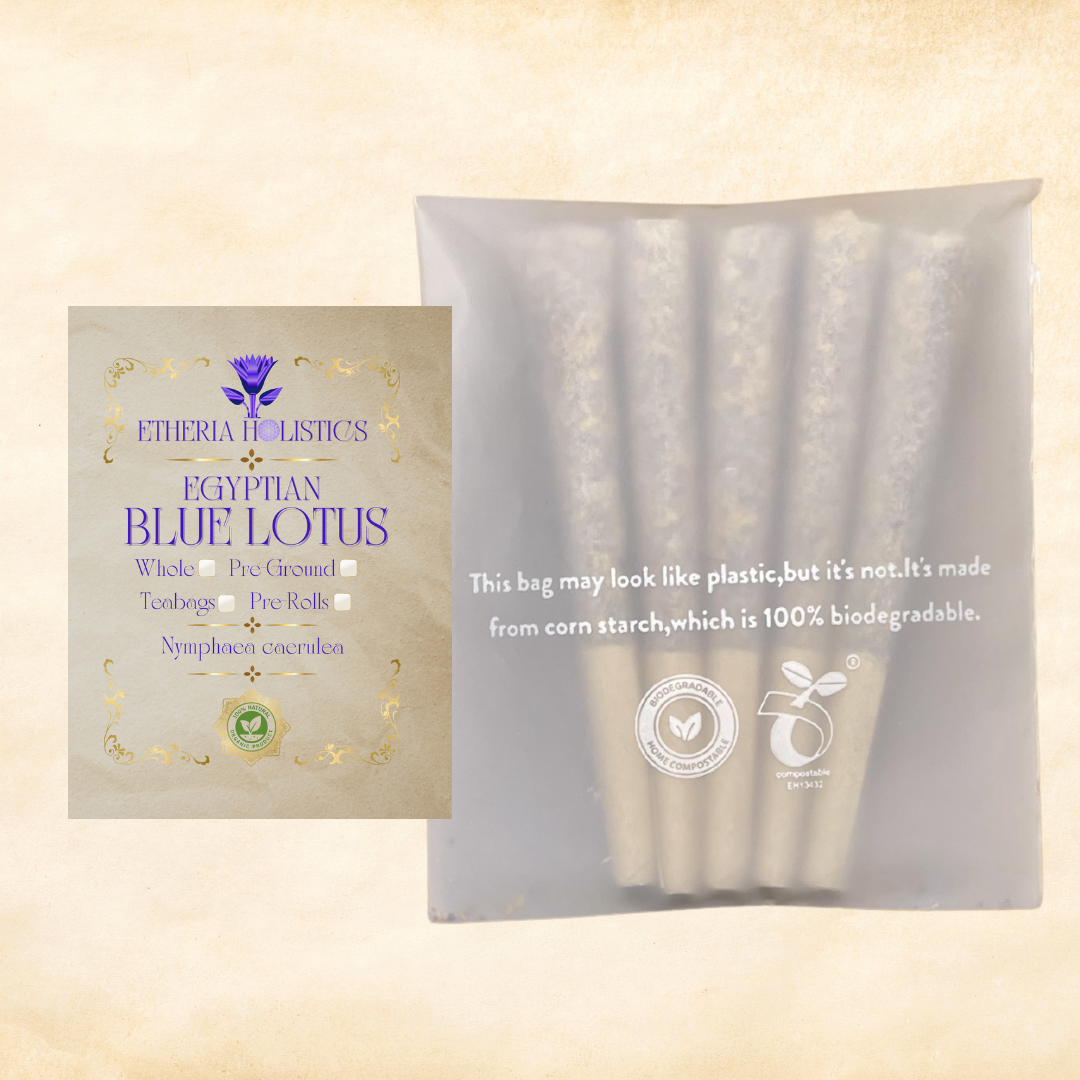 True Egyptian Blue Lotus (Nymphaea caerulea) | Organic Pre-Rolls