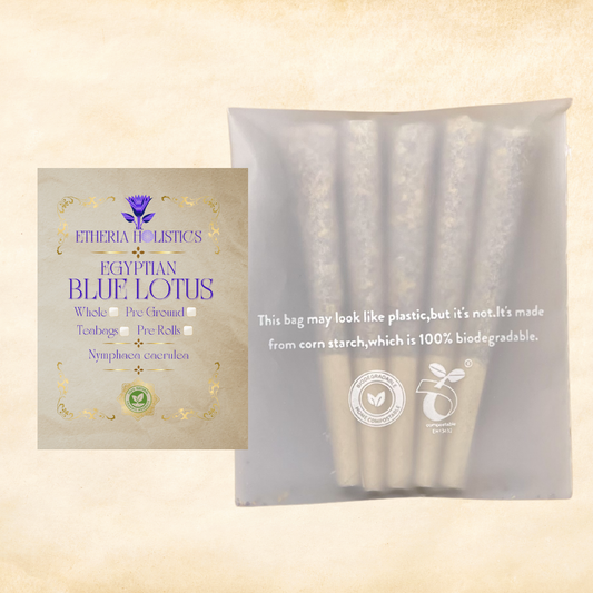 True Egyptian Blue Lotus (Nymphaea caerulea) | Organic Pre-Rolls