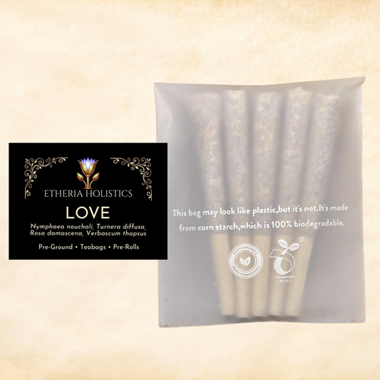LOVE Blend (Blue Lotus, Damiana, Rose, Mullein) | Organic Pre-Rolls