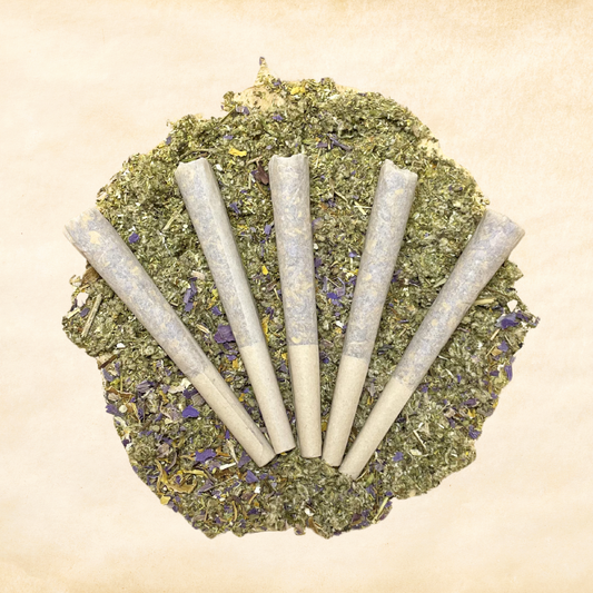 DREAM Blend (Blue Lotus, Chamomile, Mugwort, Mullein) | Organic Pre-Rolls