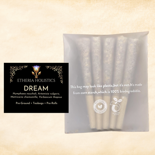 DREAM Blend (Blue Lotus, Chamomile, Mugwort, Mullein) | Organic Pre-Rolls